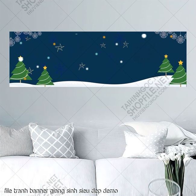 file tranh banner giang sinh sieu dep